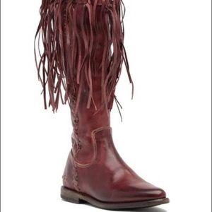 Bed|Stu Hoplia Fringe Trim Riding Boot